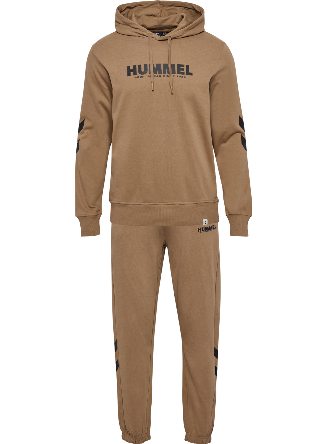hmlLEGACY HOODIE PANTS SET, TIGERS EYE, packshot