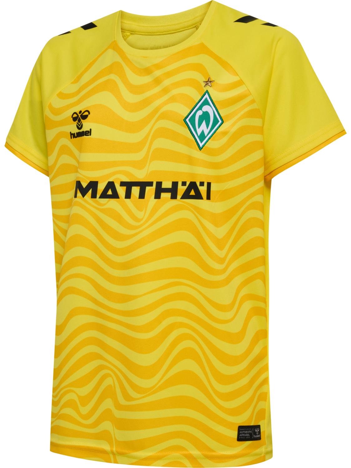 WER 24/25 GK JERSEY S/S KIDS, BLAZING YELLOW, packshot