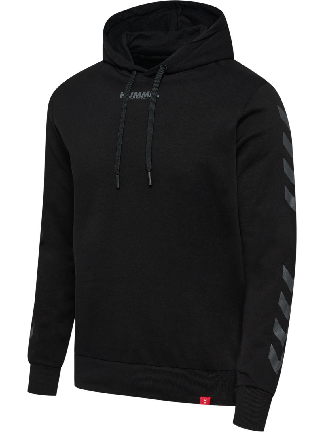 hmlLEGACY HOODIE + SHORTS SET, BLACK, packshot