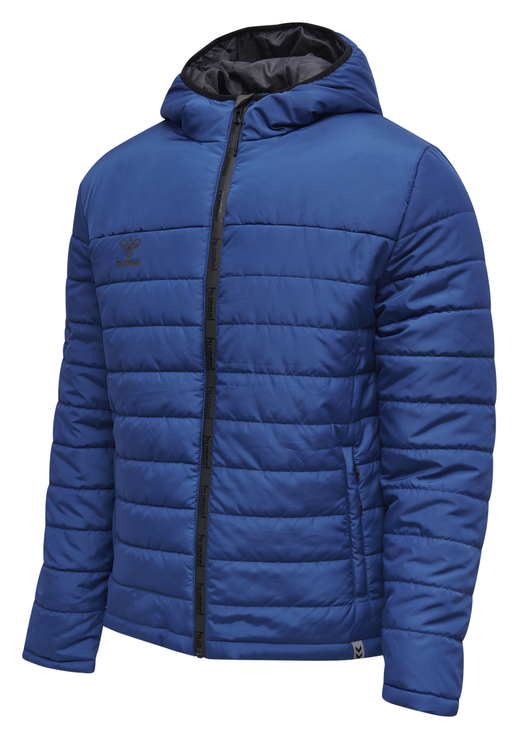 hmlNORTH QUILTED HOOD JACKET, TRUE BLUE, packshot