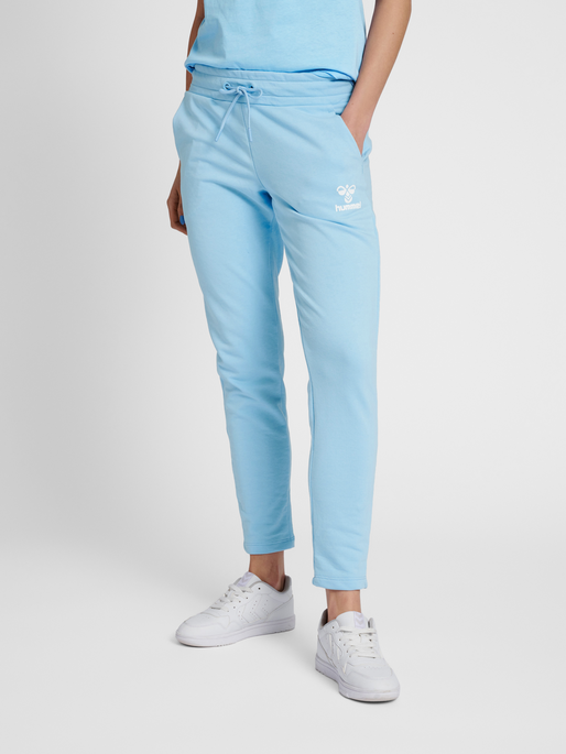 hmlNONI 2.0 TAPERED PANTS, PLACID BLUE, model