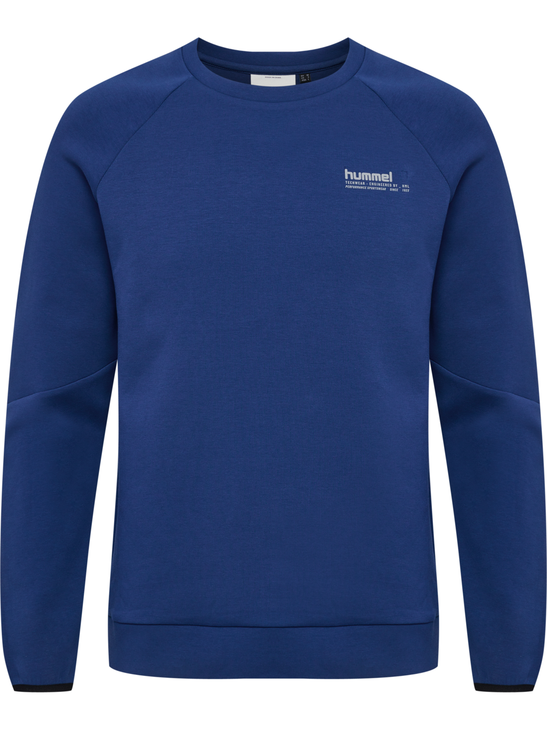 hmlTECH FLEECE REGULAR CREW, ESTATE BLUE, packshot