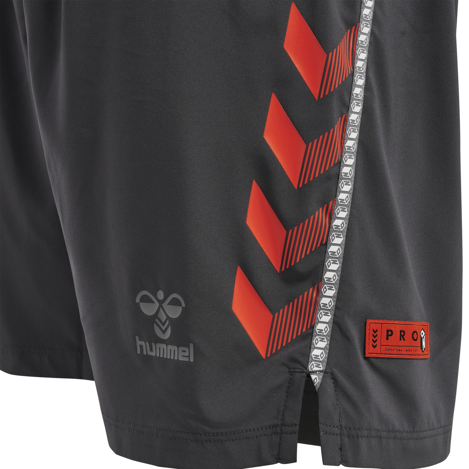 hmlPRO GRID GAME SHORTS, FORGED IRON, packshot