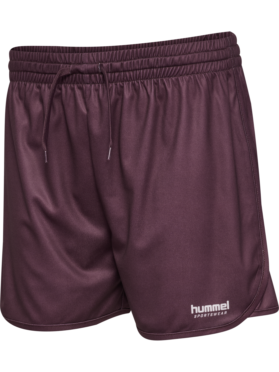 hmlPOLY W FB SHORTS, VINEYARD WINE, packshot