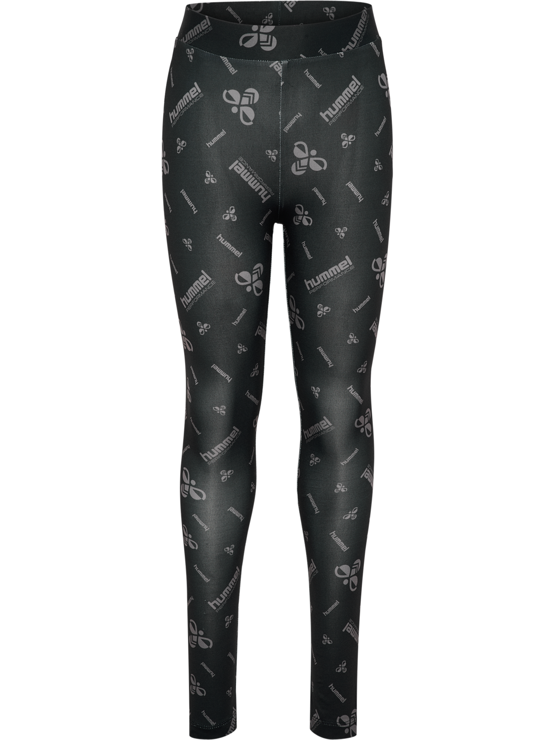 hmlJR GYM TIGHTS, BLACK/EBONY, packshot