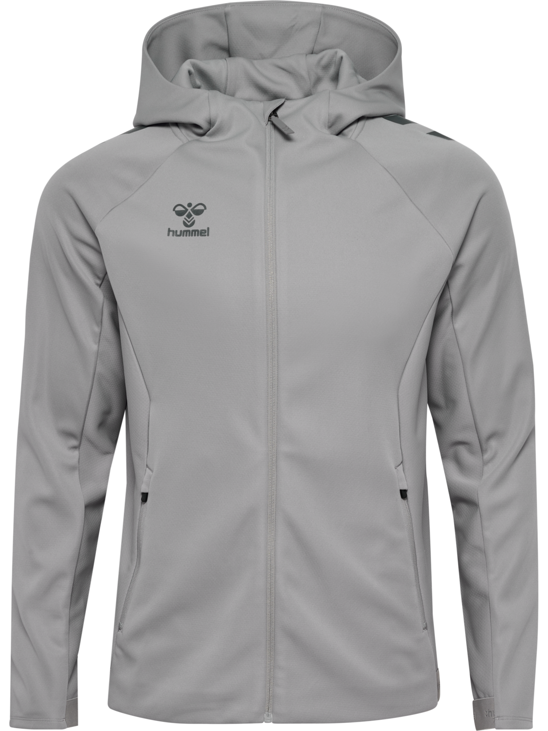 hmlCIMA 2.0 ZIP HOODIE, ALLOY, packshot