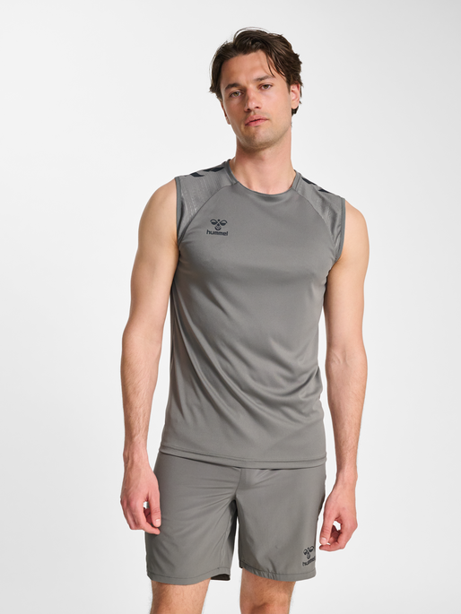 hmlPRO TRAINING JERSEY S/L, STEEL GRAY, model