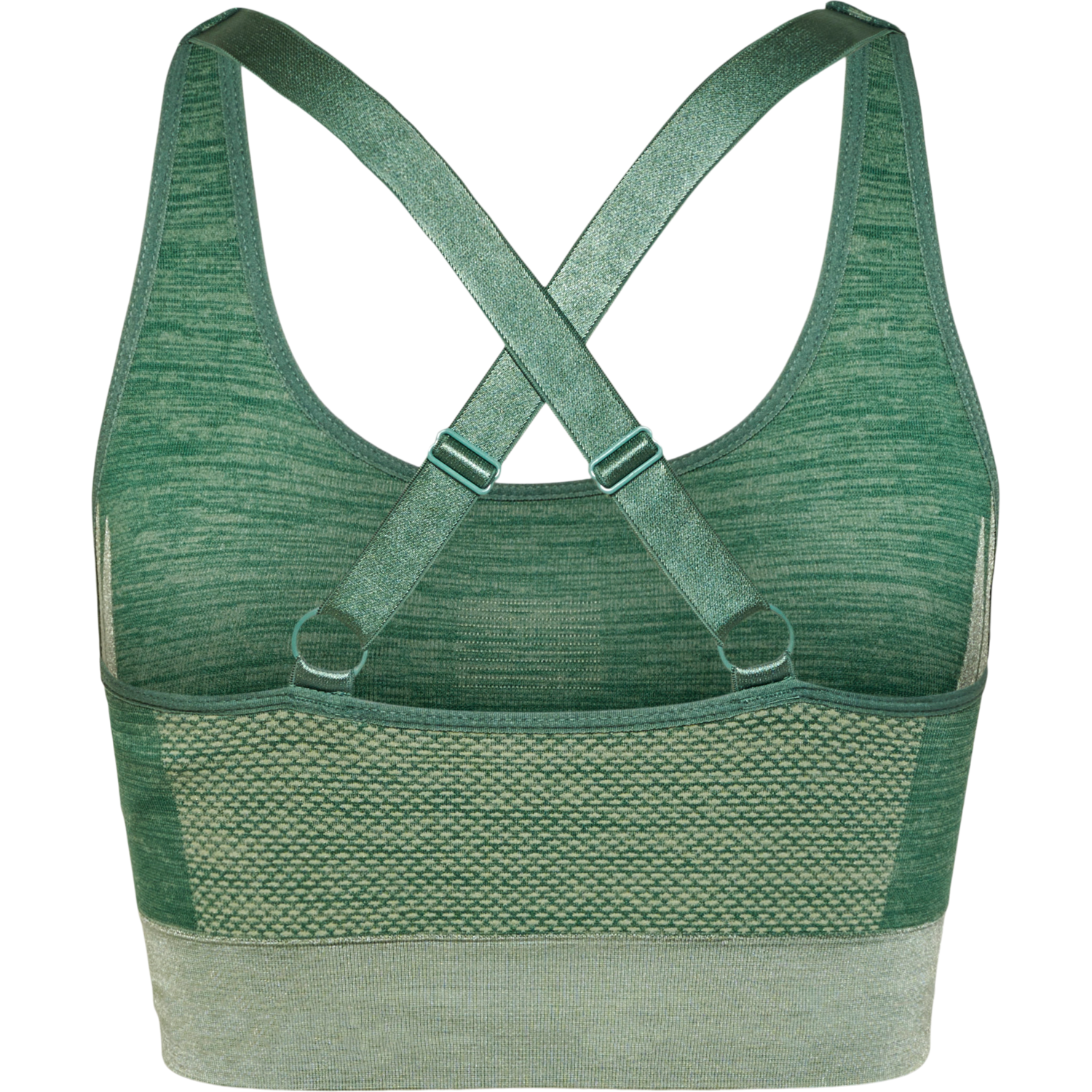 hmlCLEA SEAMLESS  SPORTS TOP, LAUREL WREATH/LILY PAD MELANGE, packshot