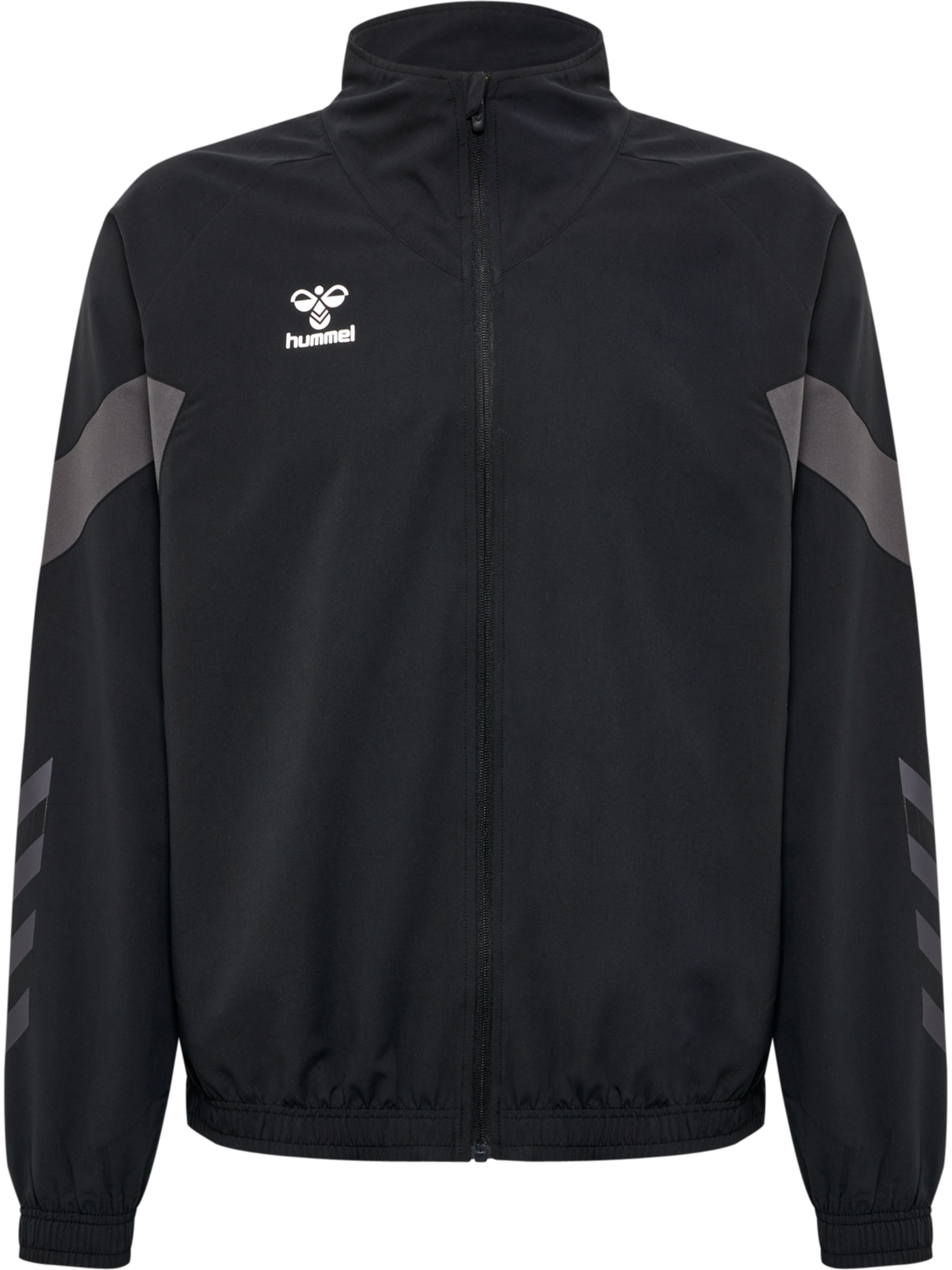 hmlTRAVEL WOVEN JACKET, BLACK, packshot