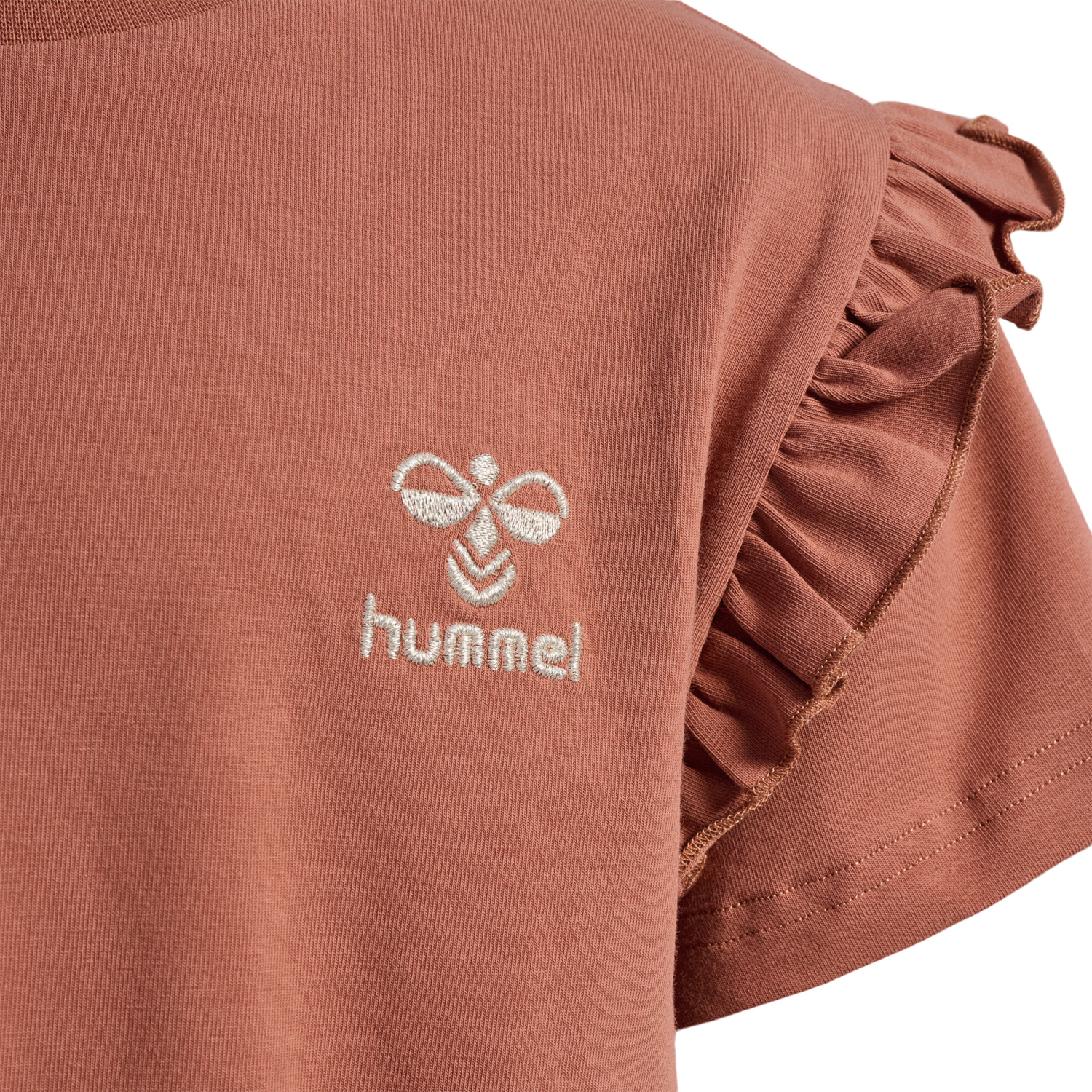 hmlJUMPY DRESS S/S, COPPER BROWN, packshot