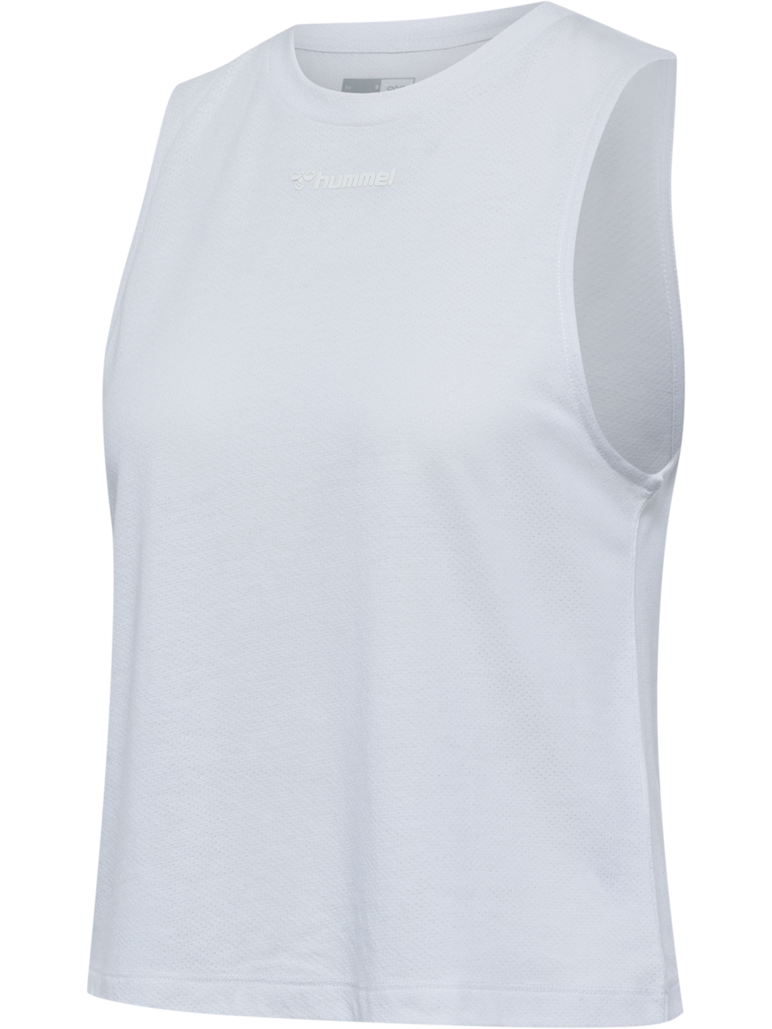 hmlMT VANJA SHORT MUSCLE TANKTOP, WHITE, packshot